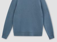 Джемпер прямого силуэта с шерстью