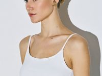 Базовый топ из микрофибры, Белый