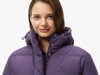 Женская парка Lacoste с капюшоном