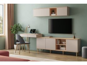 Полка Элвуд 165x36 Латте