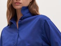 Рубашка прямого силуэта с длинным рукавом