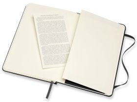 Записная книжка нелинованная Moleskine "Classic" Medium 11,5х18 см 240 стр, твердая обложка черная