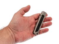 Складной нож Mr.Blade Style stonewashed сталь N690, рукоять Grey Titanium