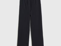 Брюки с защипами для девочек, Черный