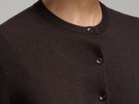 Кардиган прямого кроя с шерстью