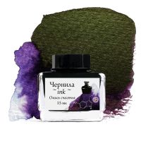 Чернила для рисования и каллиграфии Малевичъ, распадающиеся с блеском, 15 мл, окись счастья