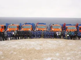 Ключи от девяти новых единиц техники вручили водителям «Якутскэкосети»