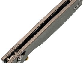 Складной нож Kizer Original 2, сталь S45VN, рукоять титан, серый