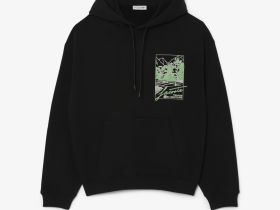 Мужской хлопковый свитшот Lacoste свободного кроя