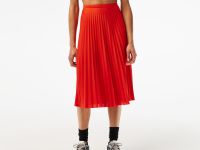 Женская плиссированная юбка Lacoste