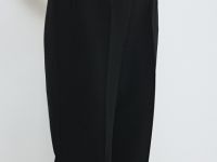 Зауженные книзу брюки, Черный