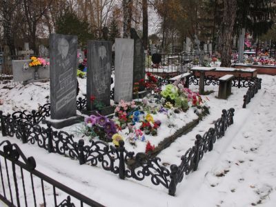 Ограда на могиле А.Н. Просвирина и К.Д. Чуфаровой