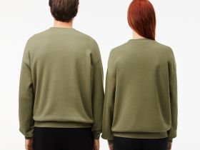 Флисовый свитшот Lacoste унисекс