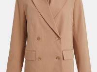 Двубортный жакет полуприлегающего силуэта