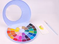 Набор акварели HIMI 38 цветов, голубой