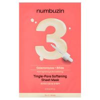 Выравнивающая маска с галактомисисом и пробиотиками numbuzin No.3 Tingle-pore Softening Sheet Mask