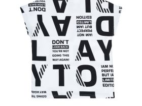 Фуфайка трикотажная для девочек (футболка)