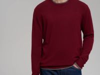 Легкий базовый джемпер полуприлегающего кроя