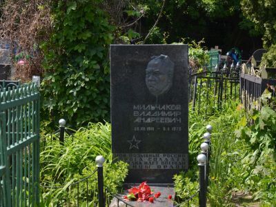 Могила писателя Мильчакова В.А.