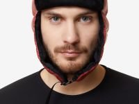 Пуховая шапка-ушанка BASK