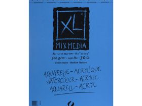 Альбом для различных техник на спирали Canson "XL Mix Media" 21х29,7 см 30 л 300 г