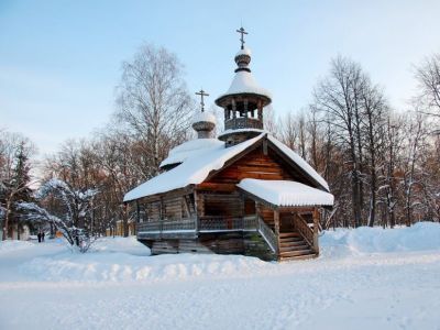 Часовня XVII-XVIII веков из деревни Кашира Маловишерского района