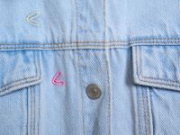 Джинсовая куртка для девочек, Голубой