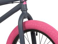 Экстремальный велосипед Novatrack BMX Jupiter, год 2024, цвет Серый-Розовый