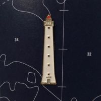 Значок эмалированный "Маяк Задний створный знак"