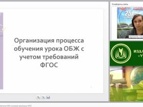 Организация процесса обучения ОБЖ в условиях реализации ФГОС