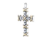 Подвеска из белого золота с бриллиантами э4801пд09171700