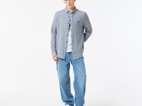 Мужская хлопковая рубашка Lacoste