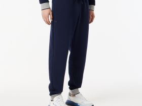 Мужские спортивные брюки Lacoste из эластичного хлопка