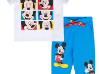 Комплект для мальчика с принтом Disney: футболка, брюки
