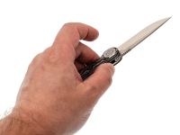 Складной нож Dr.Tech W3897MG, сталь D2, рукоять микарта, Pattern gray