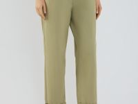 Брюки-чиносы с поясом, Зеленый