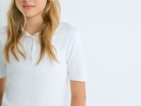 Вязаный джемпер с коротким рукавом для девочек, Белый