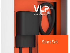 Зарядное устройство VLP LITE Start Set 25 Вт с кабелем USB-C 1 м Чёрное