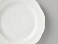 Тарелка Белое тиснение/Emboss White I