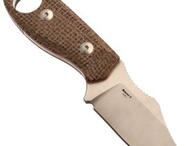 Нож Kizer Beaver 2, сталь AEB-L, рукоять микарта/G10