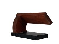 Подставка для ножей магнитная Woodinhome KS015SWN-ST, орех/мрамор