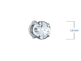 Пусеты из белого золота э4712пс05220852_white