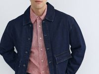 Джинсовая куртка-рубашка, Синий