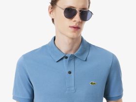 Мужское поло Lacoste L.12.12 приталенного кроя