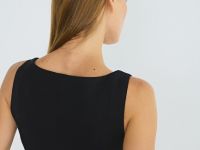 Топ с баской, Черный