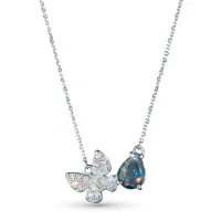 Колье из серебра с и топазом э0671кл02260368_white