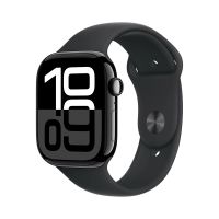 Смарт-часы Apple Watch Series 10 42mm Jet Black Aluminum Case with Black Sport Band (M/L)