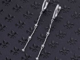 Серьги из белого золота э4712сг04201591