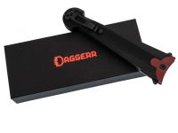 Складной нож Daggerr Cinquedea all black DLC, сталь VG-10, рукоять G10