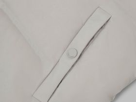 Удлиненный пуховик с натуральным пухом и термостежкой